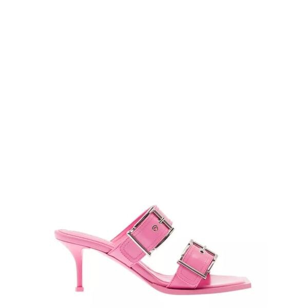 

Сандалии leather sandal sugar pink Alexander Mcqueen, розовый