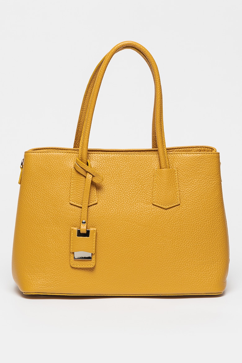 Кожаная сумка Antonia Moretti, желтый