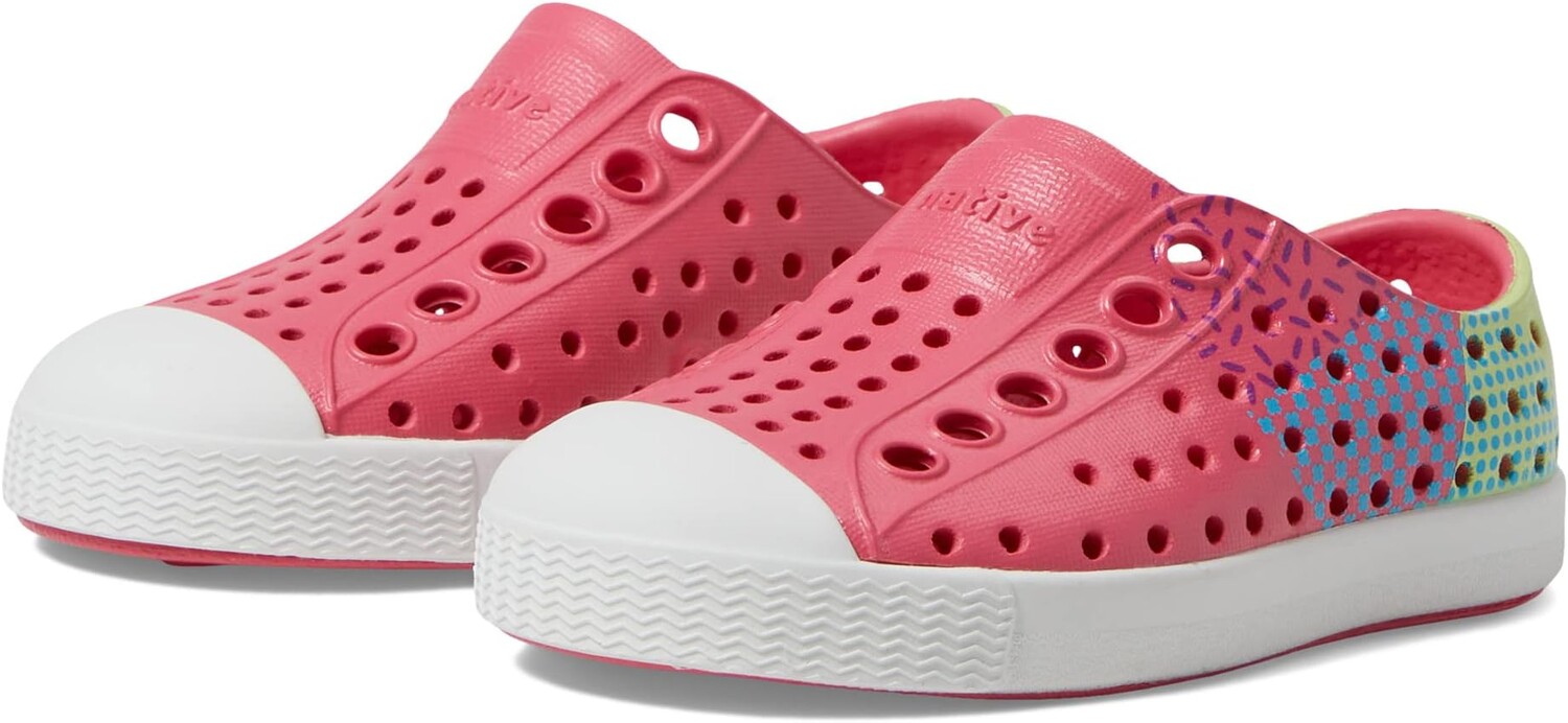 

Кроссовки Jefferson Sugarlite Block Native Shoes Kids, цвет Dazzle Pink/Shell White/Celery Maria Starfish Block