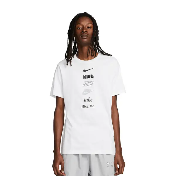 

Футболка Nike Multi Stack Logo T-Shirt 'White', черный