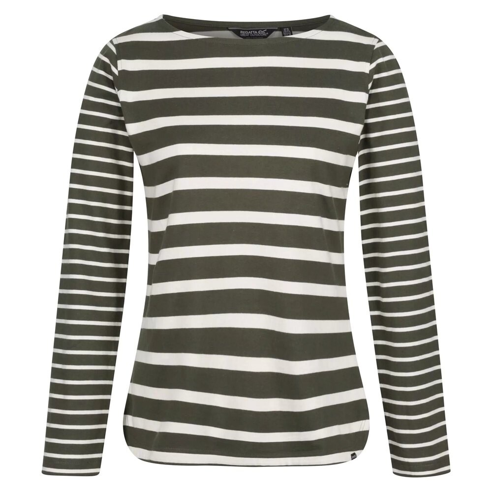 

Футболка с длинным рукавом Regatta Farida Striped, бежевый