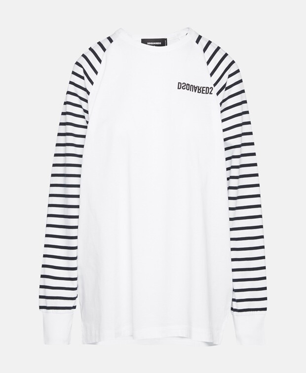 

Топ с длинными рукавами Dsquared2, белый