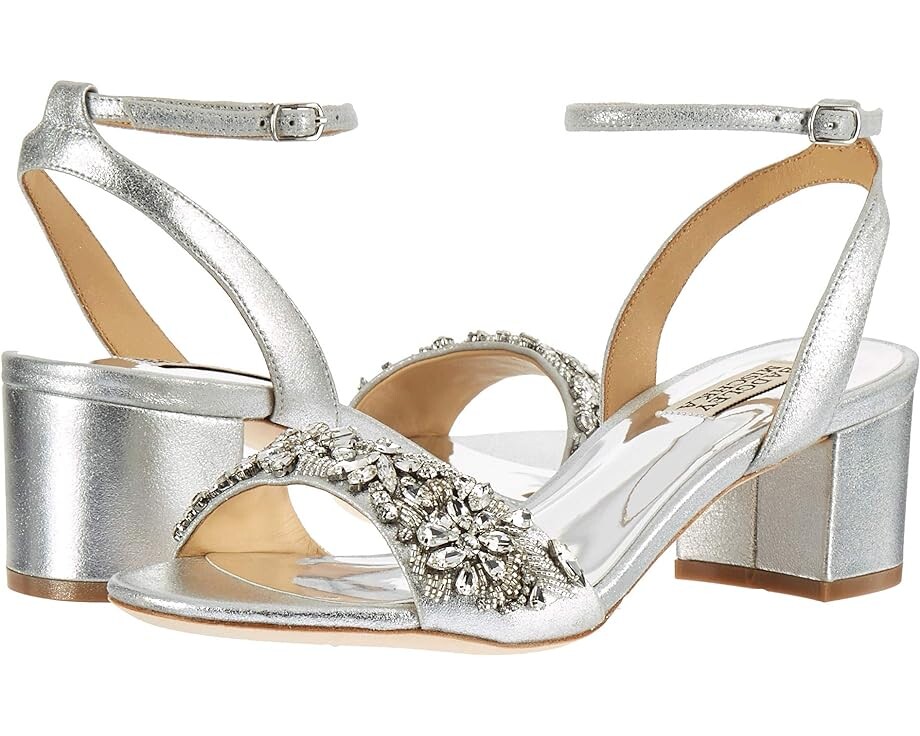 

Туфли Badgley Mischka Ivanna, цвет Silver Metallic Suede