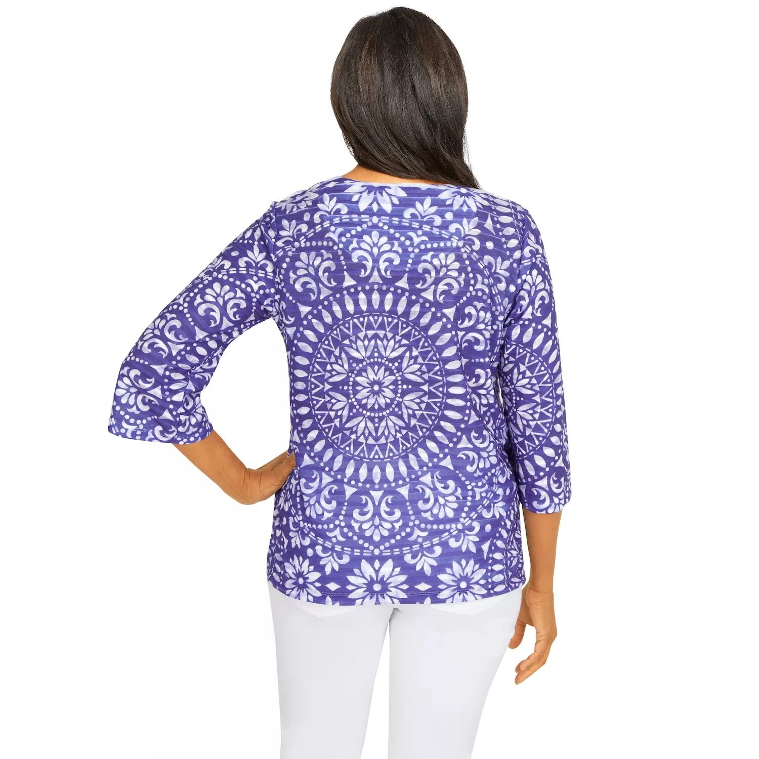 

Женский однотонный топ Alfred Dunner Medallion Alfred Dunner