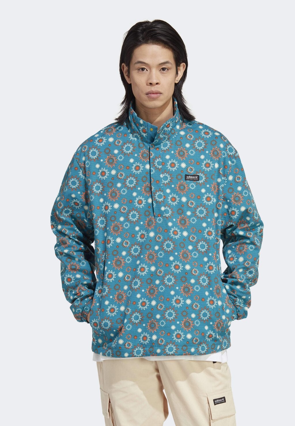 

Куртка летняя adidas Originals, мультиколор, Синий