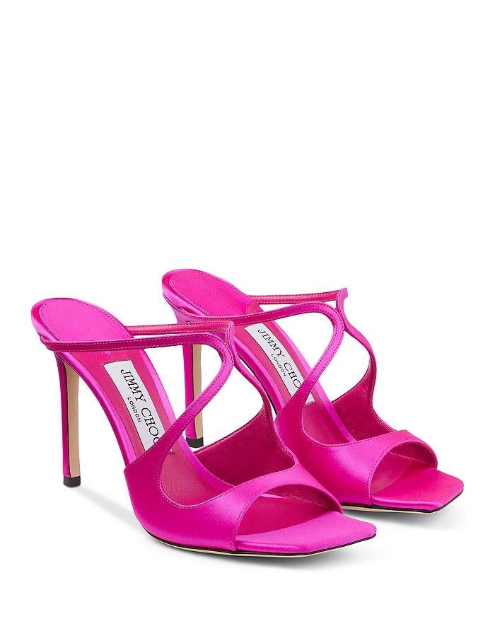 

Женские шлепанцы Anise 95 с ремешками на высоком каблуке Jimmy Choo