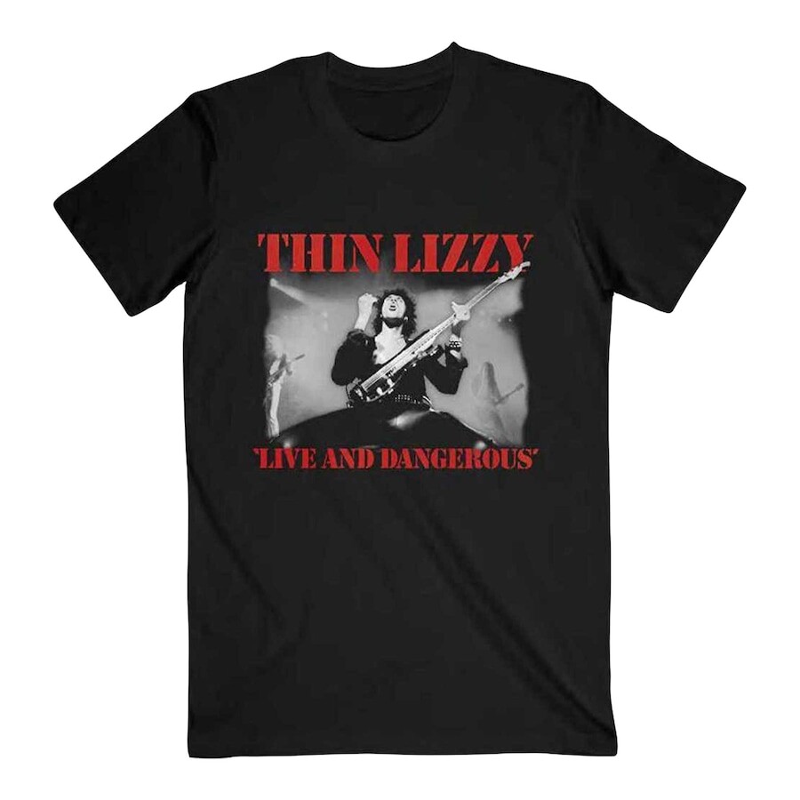 

Футболка с коротким рукавом Rock Off Thin Lizzy, черный