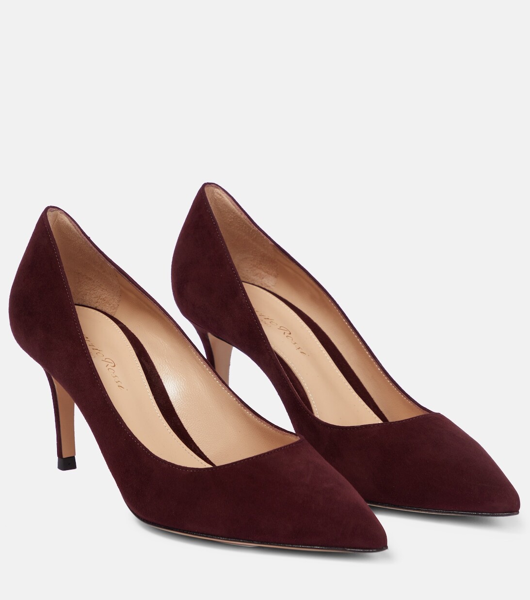 

Замшевые туфли Gianvito 70 Gianvito Rossi, красный