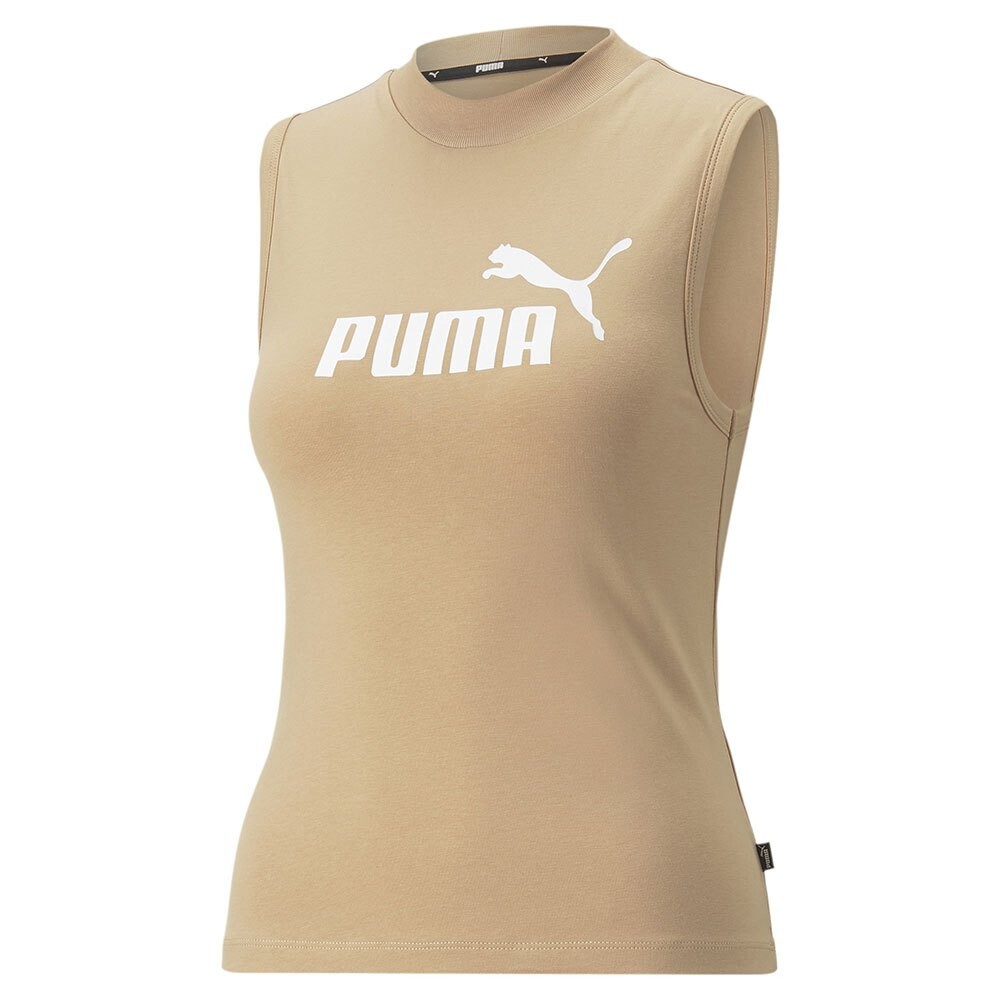 

Футболка без рукавов Puma Ess Slim Logo, бежевый