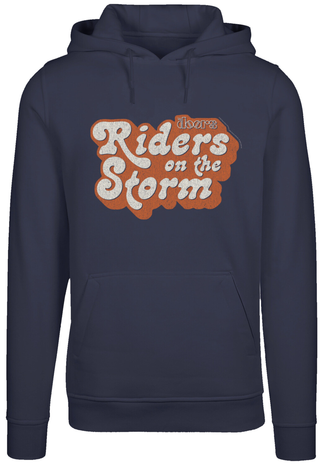 

Пуловер F4NT4STIC Hoodie The Doors Music Band Riders on the Storm Logo, темно синий
