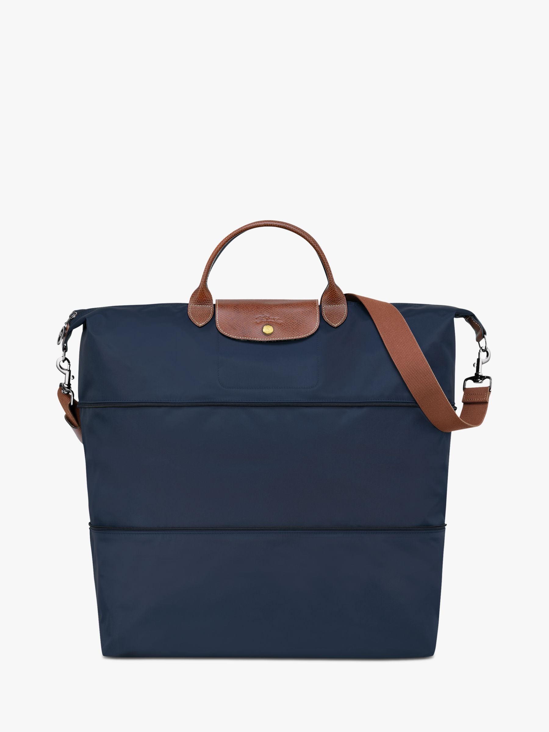Оригинальная расширяемая дорожная сумка Le Pliage Longchamp, темно-синий