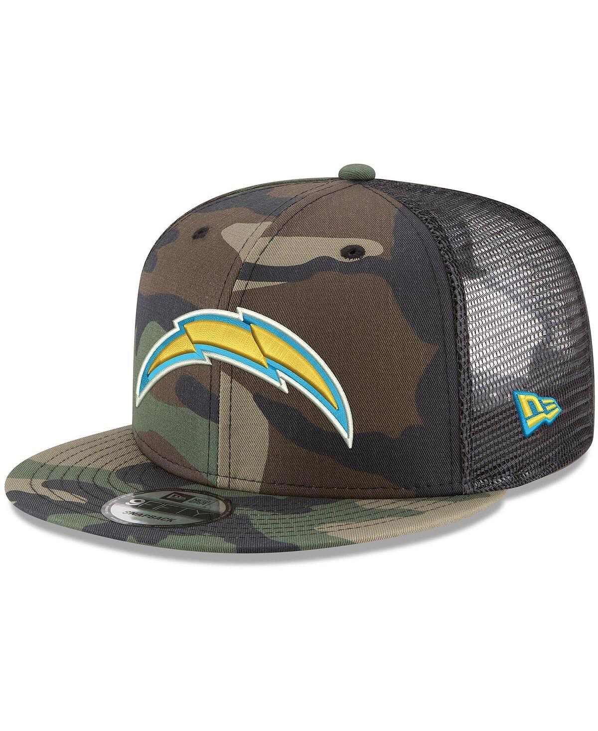 

Мужская камуфляжная кепка Los Angeles Chargers Woodland 9FIFTY Snapback New Era