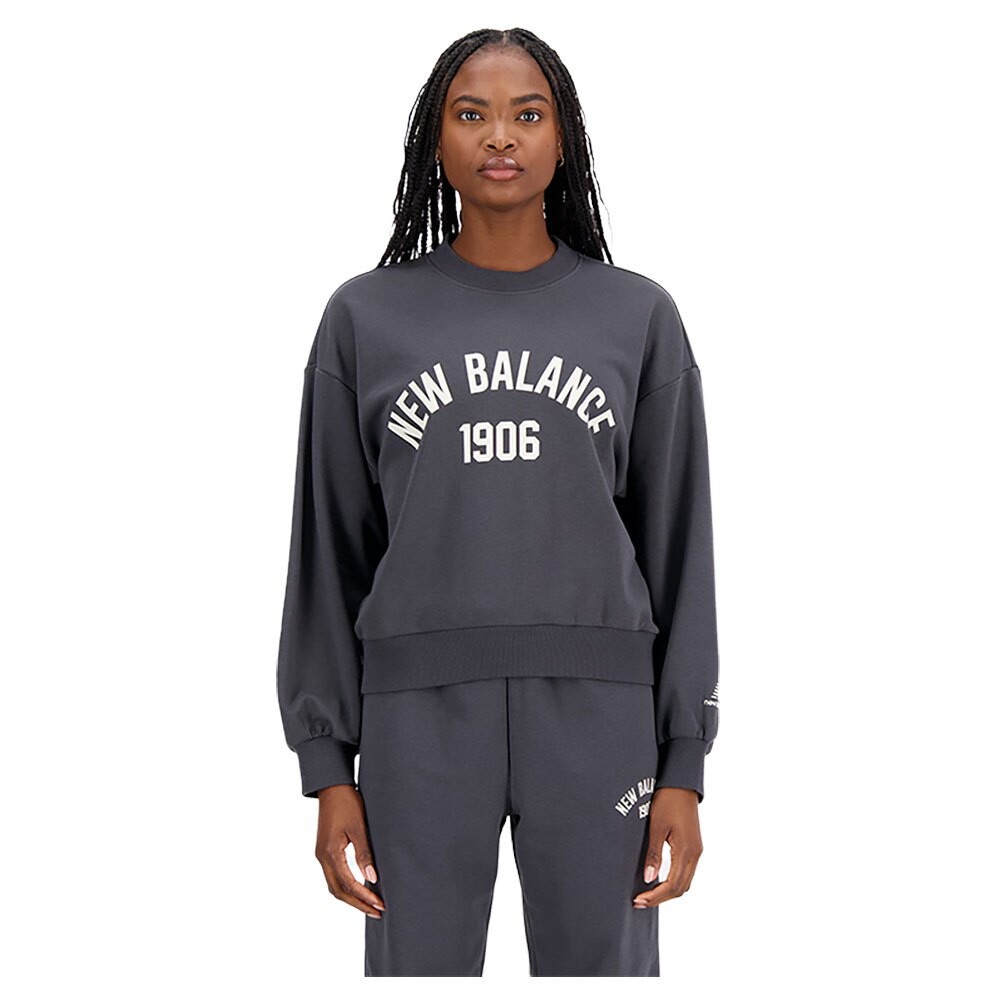 

Толстовка New Balance Essentials Varsity, серый