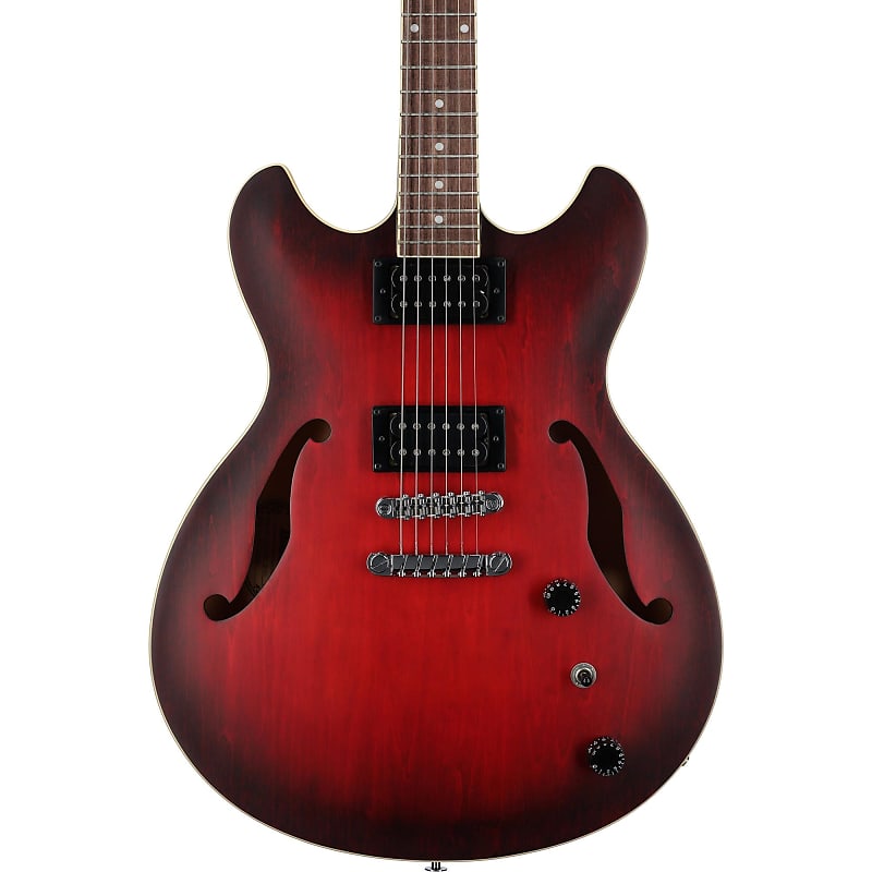 Электрогитара Ibanez AS53 Artcore Semi-Hollowbody Electric Guitar, Sunburst Red ibanez as53 srf санберст красный плоский
