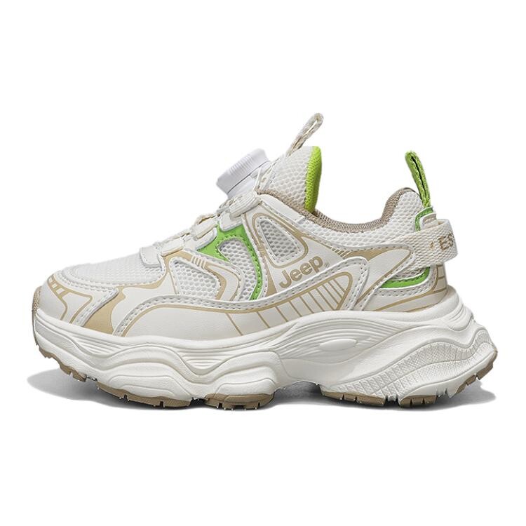 

Кроссовки Jeep Kids Lifestyle Shoes Kids Low-top Beige/Green, зеленый