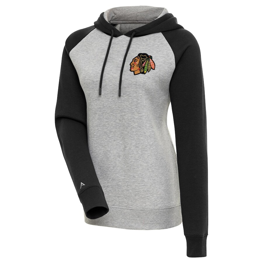 

Пуловер с капюшоном Antigua Chicago Blackhawks, серый