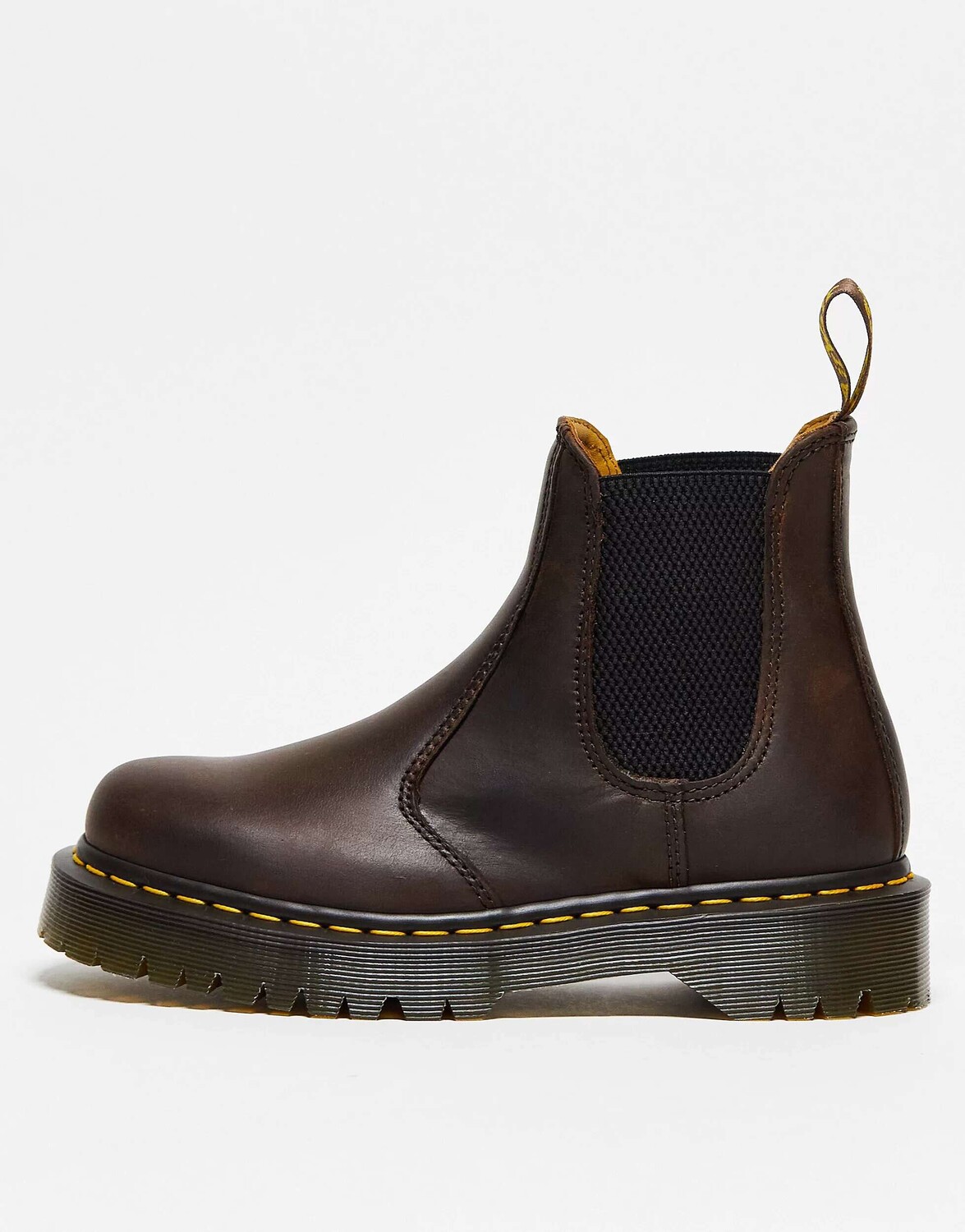 Коричневые кожаные ботинки челси Dr Martens 2976 Bex кожаные ботинки челси 2976 bex dr martens черный