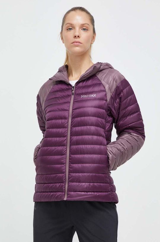 Дутая лыжная куртка Hype Marmot, фиолетовый