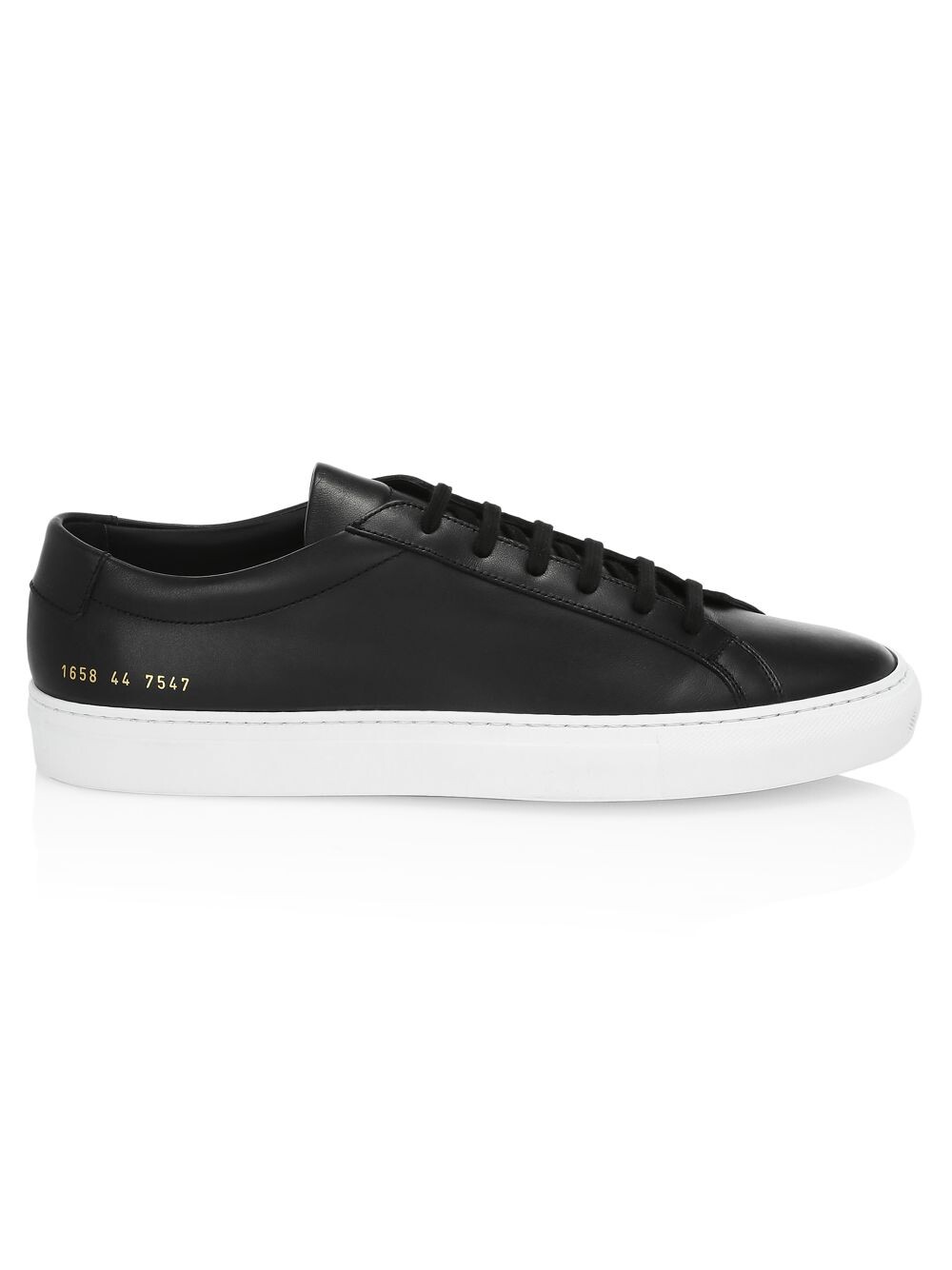 

Мужские оригинальные кожаные низкие кеды Achilles Common Projects, черный