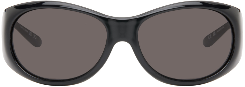 Черные солнцезащитные очки Hybrid 01 Courreges, цвет Black