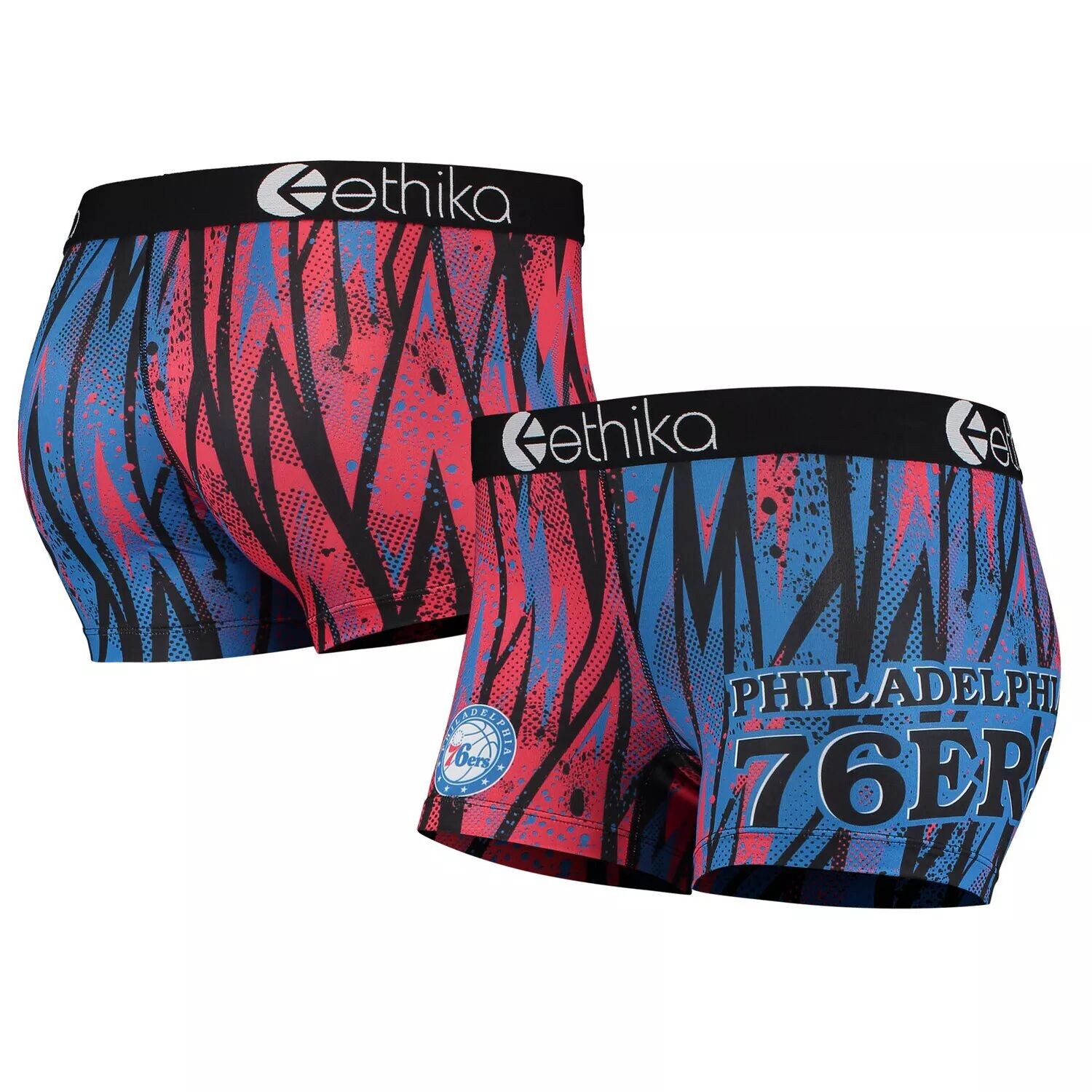 

Женское классическое штапельное нижнее белье Ethika Red Philadelphia 76ers