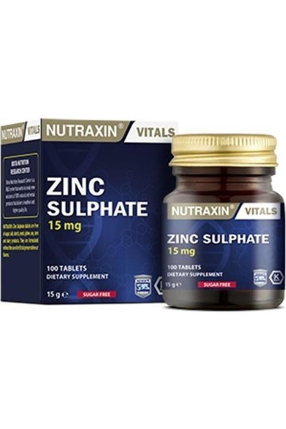 

Nutraxin Сульфат цинка 100 таблеток