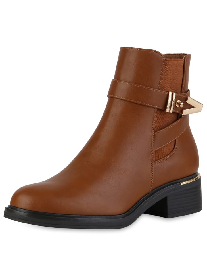

Ботильоны VAN HILL Biker Boots Iliana, светло-коричневый