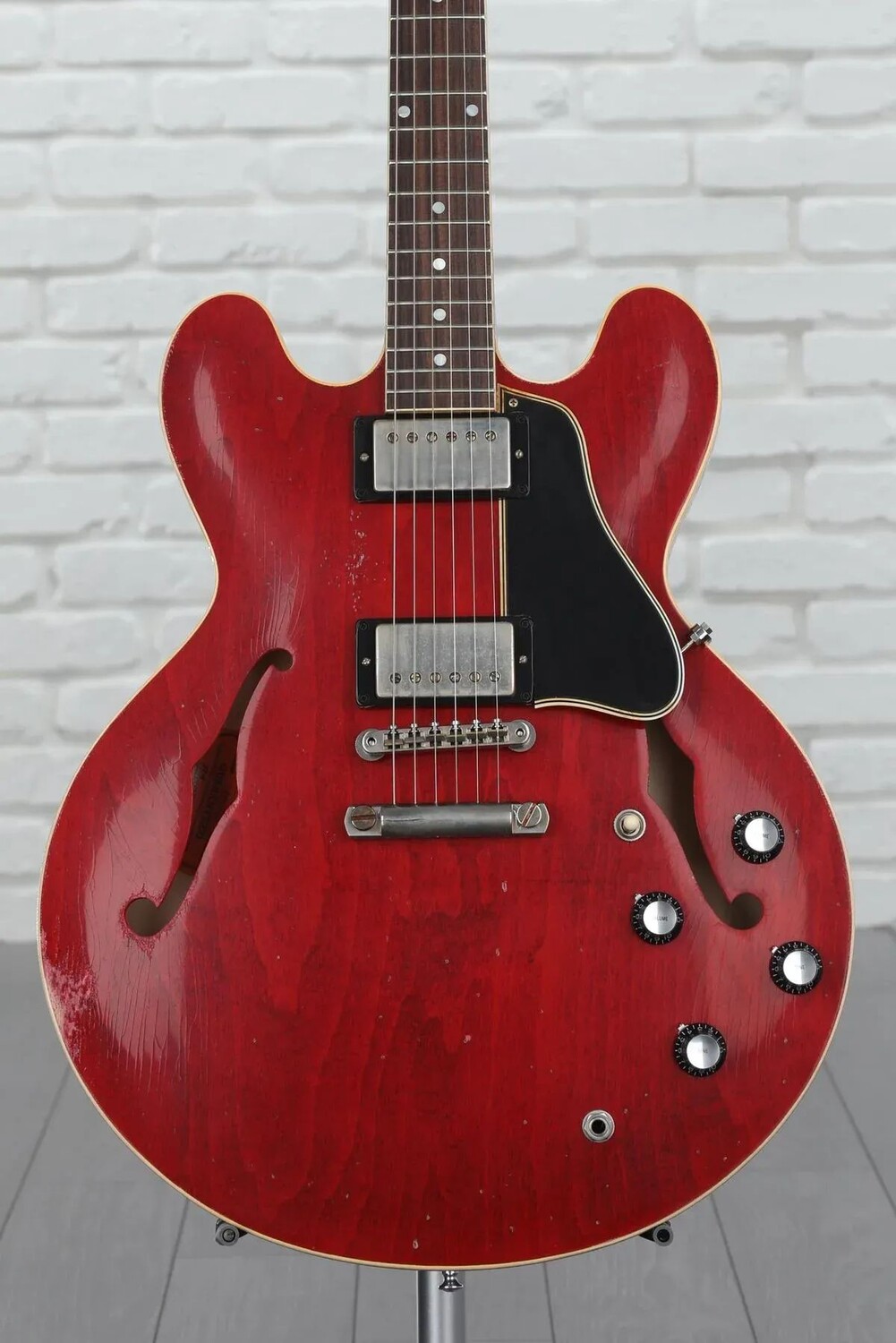 

Полуполая электрогитара Gibson Custom 1961 ES-335 Reissue — Murphy Lab Heavy Aged '60s Cherry