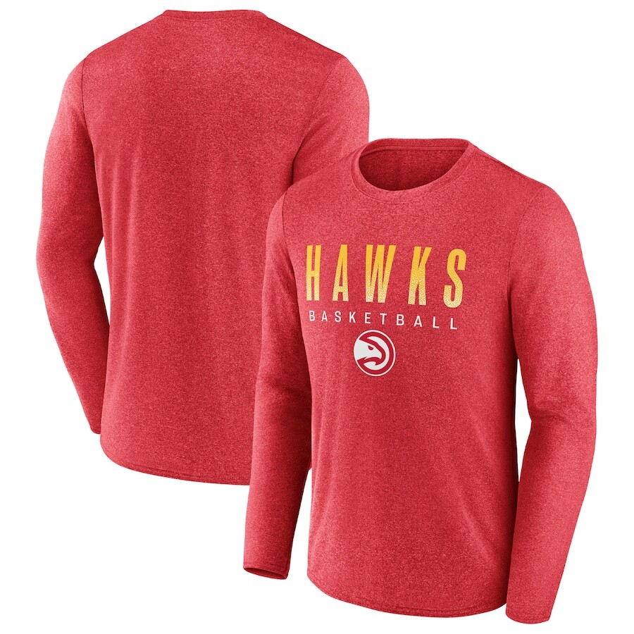

Футболка с длинным рукавом Fanatics Branded Atlanta Hawks, красный