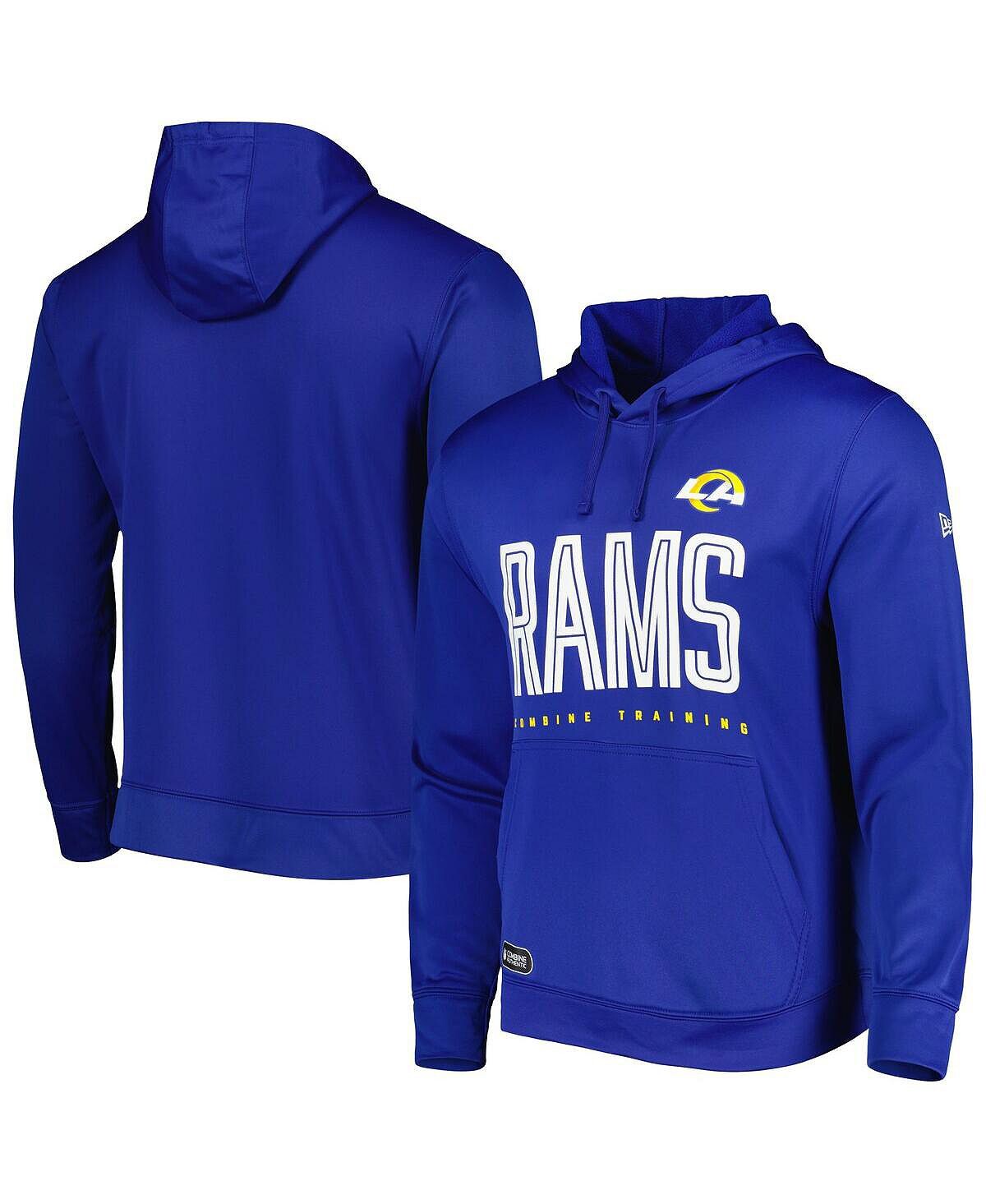 

Мужской пуловер с капюшоном Royal Los Angeles Rams Joint Authentic Huddle Up New Era