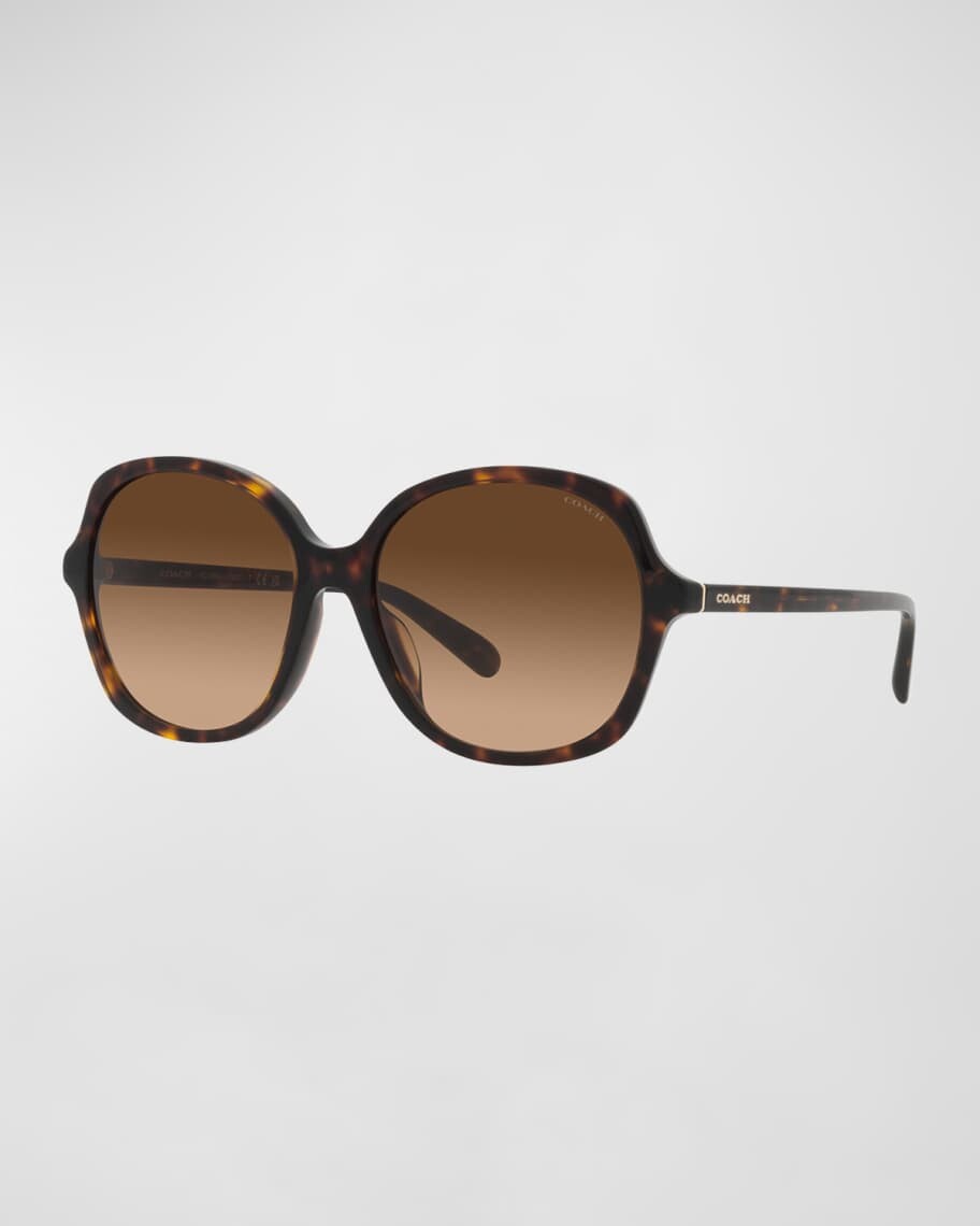 

Солнцезащитные очки Gradient Square из ацетата Coach