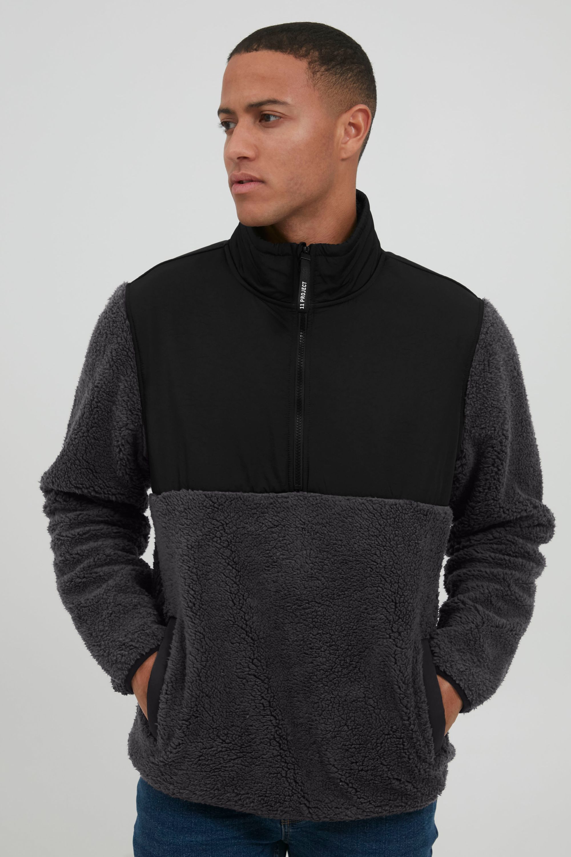 Пуловер 11 Project Sweater PRPiet, серый