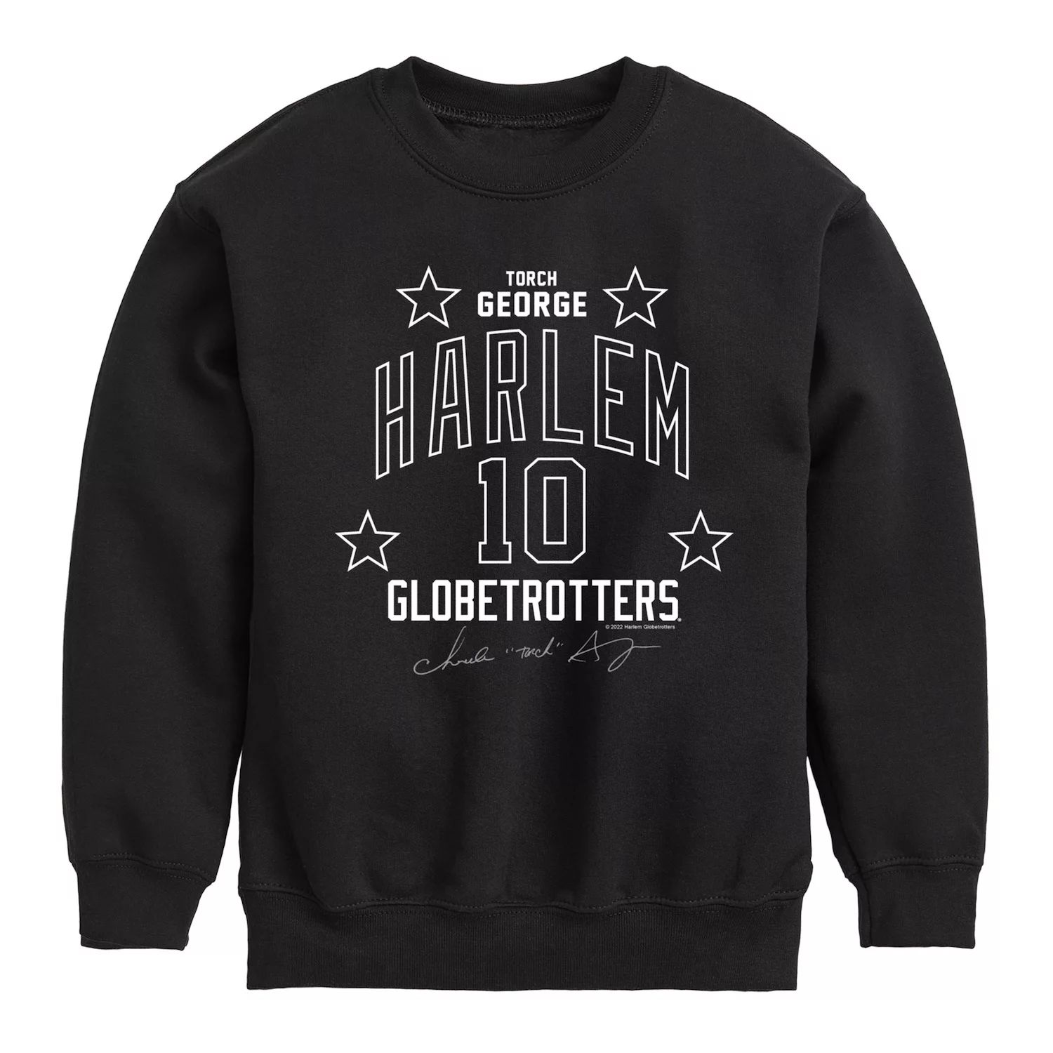 

Толстовка с рисунком факела Harlem Globetrotters для мальчиков 8–20 лет Licensed Character, черный