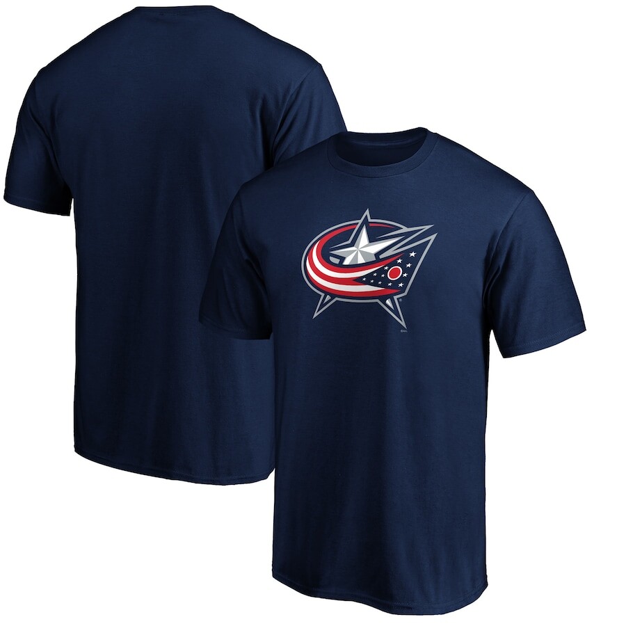 

Футболка с коротким рукавом Fanatics Branded Columbus Blue Jackets, нави