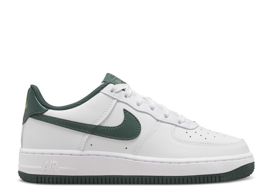

Кроссовки Nike Air Force 1 GS, цвет White Vintage Green