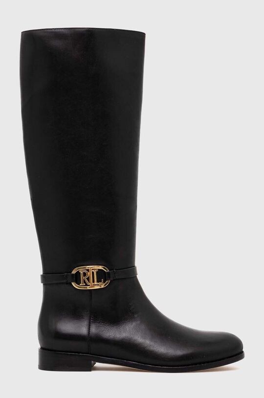 

Кожаные ботинки Bridgette Lauren Ralph Lauren, черный
