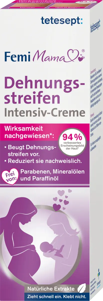 Интенсивный крем от растяжек Femi Mama 100мл tetesept крем от растяжек inseense 100мл