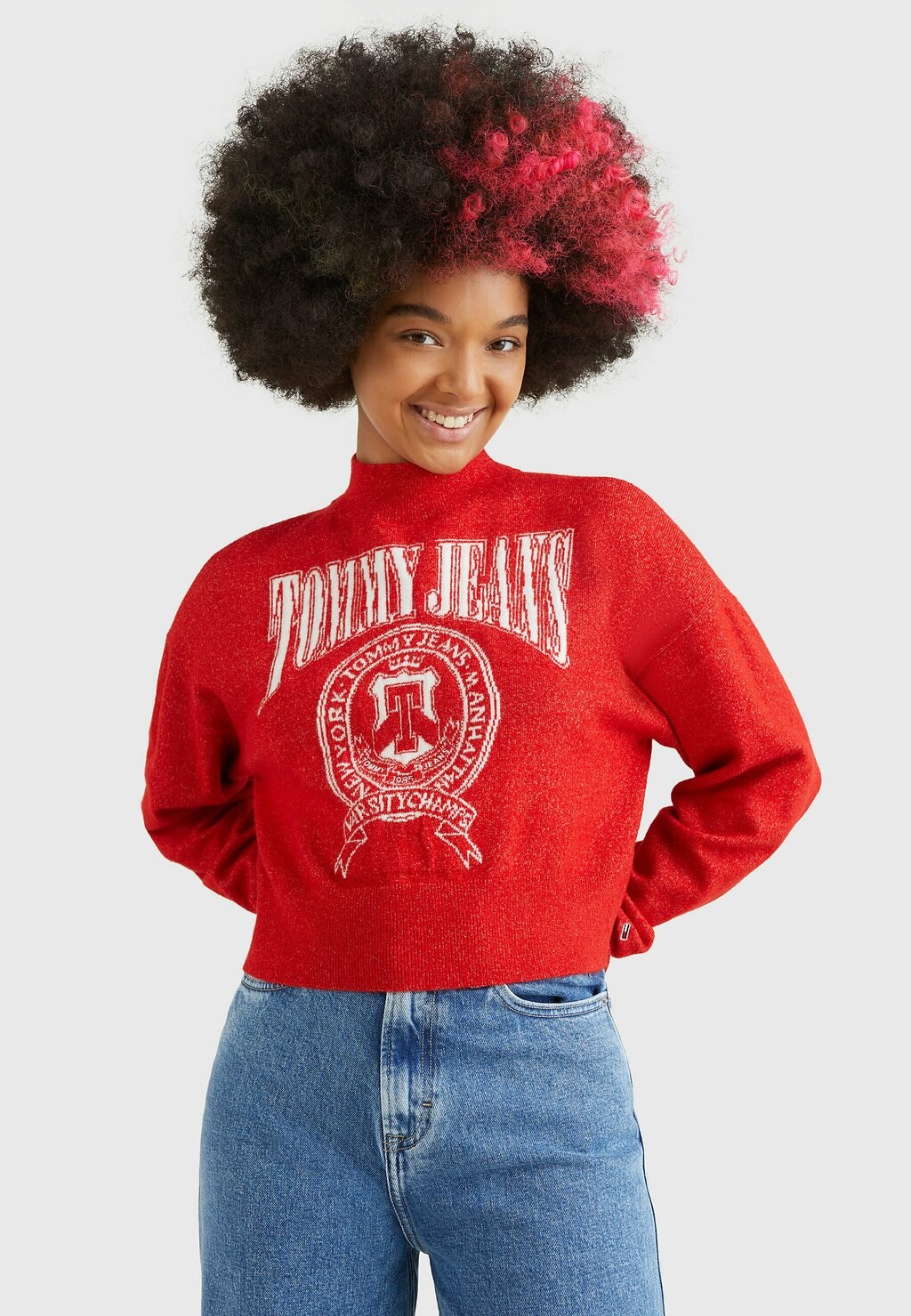 

Свитер Tommy Jeans, красный