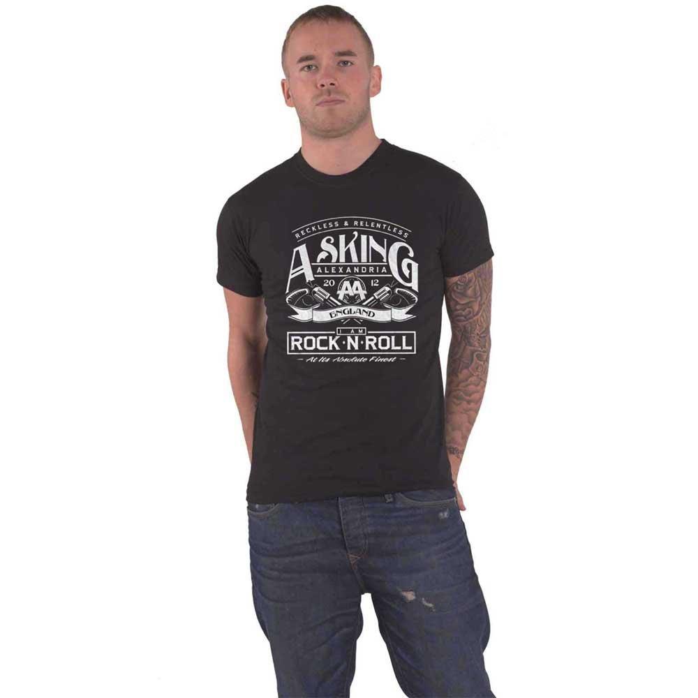 Рок-н-ролльная футболка Asking Alexandria, черный пазл картонный 39 5х28 см музыка asking alexandria 18447