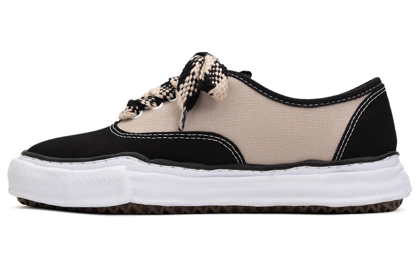 

Кроссовки Maison MIHARA YASUHIRO Baker Canvas Sneakers, черный/белый