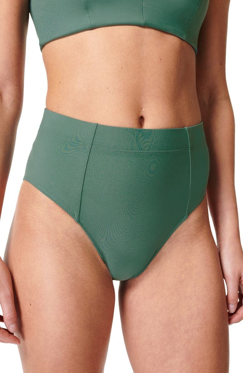 

Плавки бикини Brook с высокой талией SWEATY BETTY, Серый