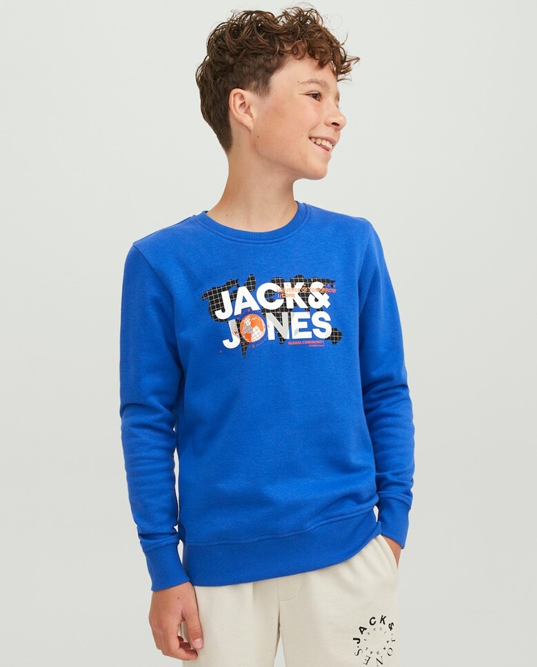 

Толстовка для мальчика с круглым вырезом Jack & Jones, светло-синий