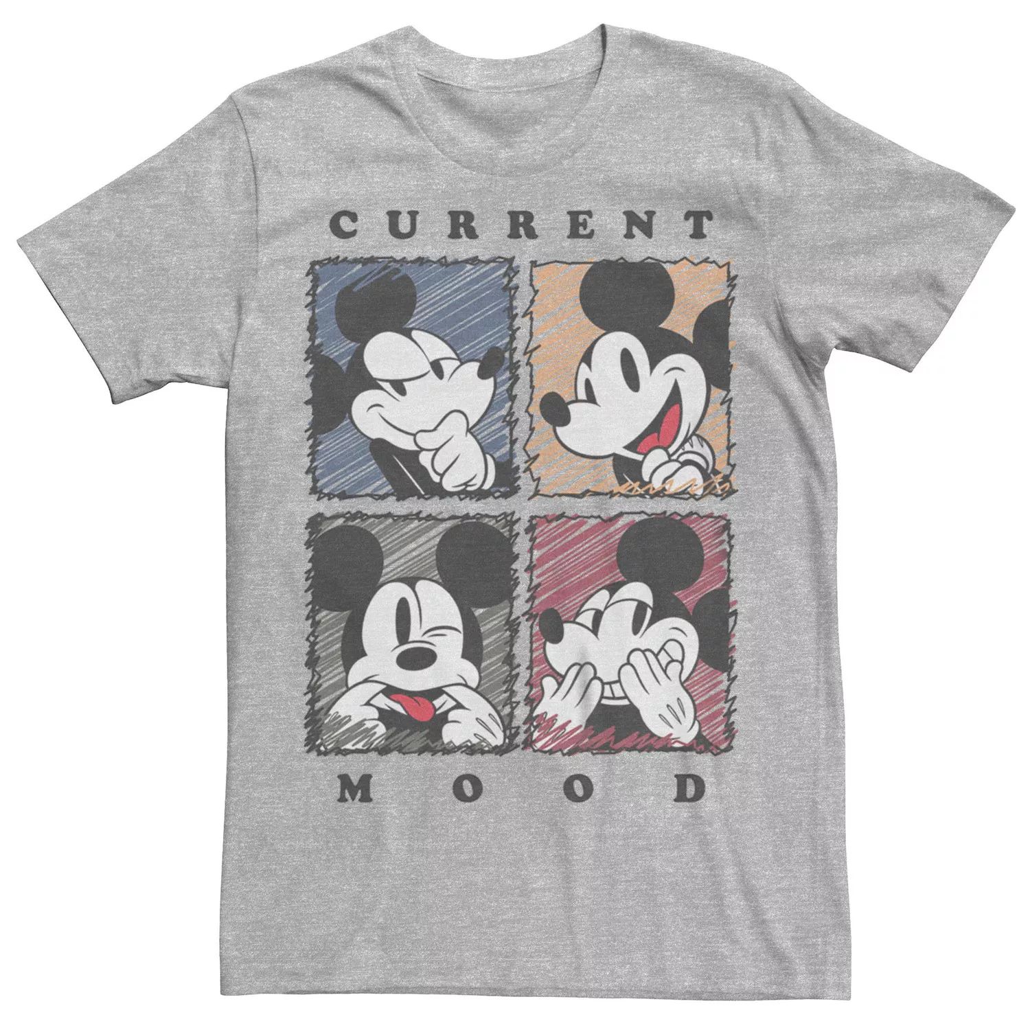 Мужская футболка Current Mood с Микки Маусом Disney Licensed Character
