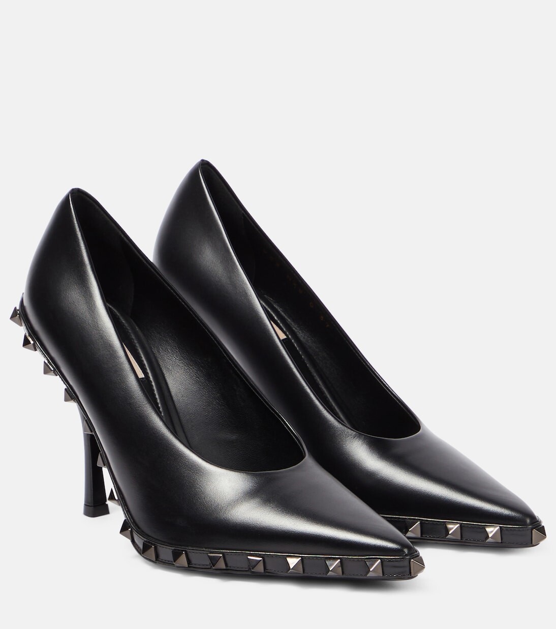 

Кожаные туфли rockstud 100 Valentino Garavani, черный