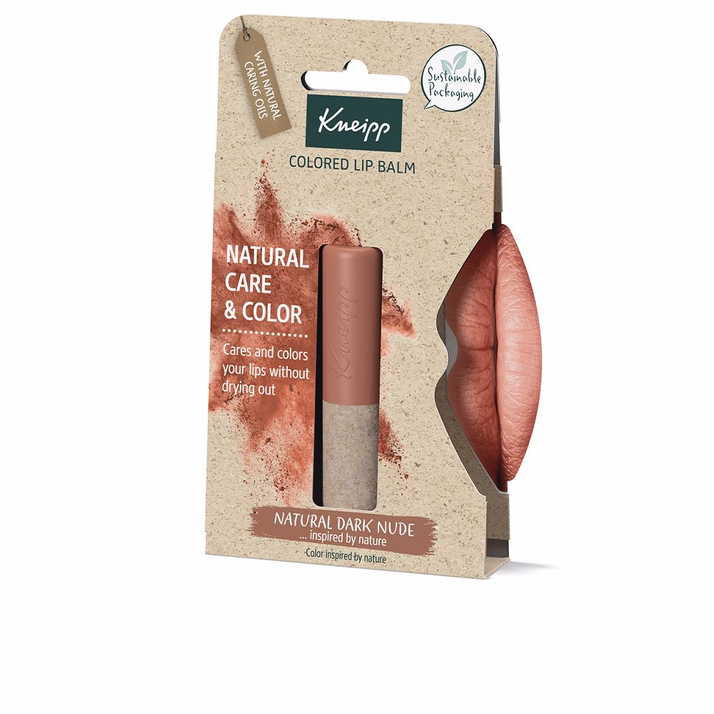 

Губная помада Labial con color bálsamo Kneipp, 3,5 g, natural dark nude