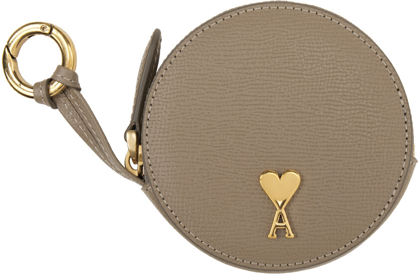 

Круглый кошелек Taupe Paris Paris Ami Paris
