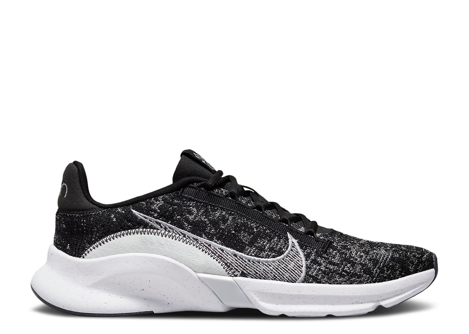 

Кроссовки Nike Superrep Go 3 Flyknit Next Nature 'Black White', черный