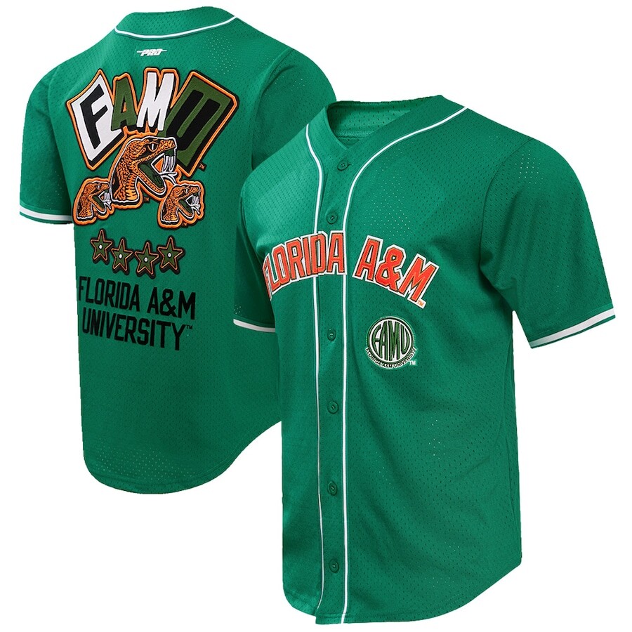 

Рубашка Pro Standard Florida A And M Rattlers, зеленый