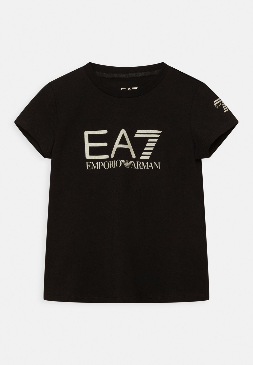 

Футболка с принтом EA7 Emporio Armani, цвет nero