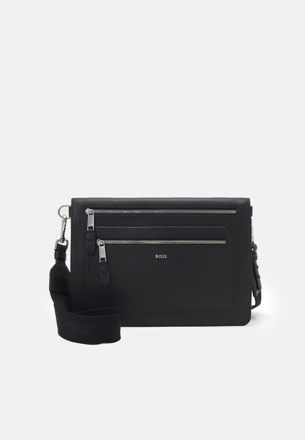 

Сумка BOSS HIGHWAY FLAT FLAP UNISEX, черный